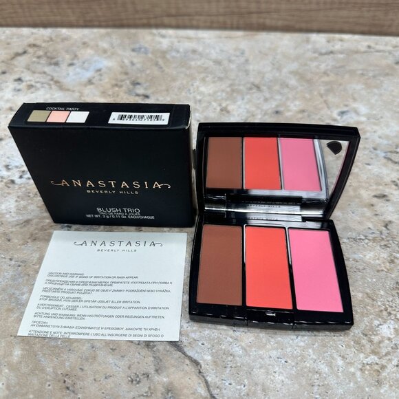 Anastasia Beverly Hills Womens Blush Trio Cocktail Party Vegas, Scorching, Babe - Picture 1 of 8